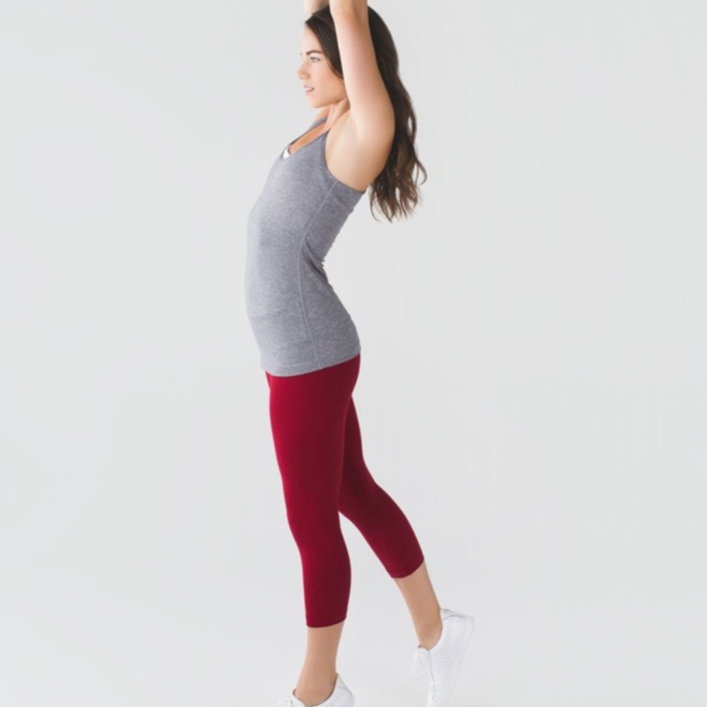 Lululemon Wunder Under Crop II *Full-On Luon 21”